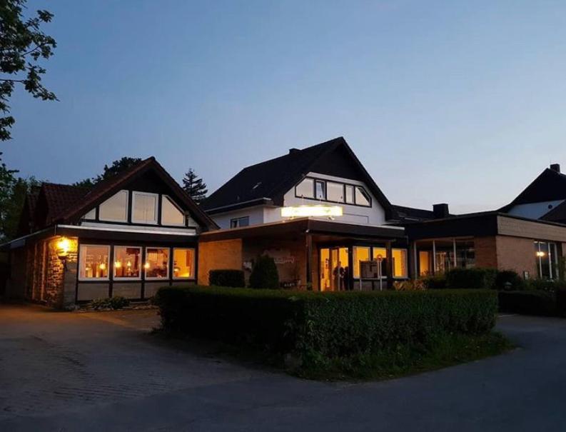 Landhaus Zum Mushof Hotel Wethen Esterno foto